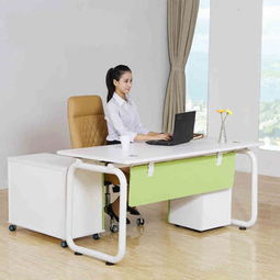 办公家具现代时尚简约板式大班台老板桌椅组合主管总裁桌特价