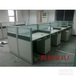 图 广州腾林家具厂屏风办公桌,屏风职员卡位,办公电脑桌办公桌定制 广州办公用品
