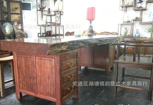 供应红木及家具制品 大板茶桌办公桌电视柜乒乓球桌价格 厂家 图片
