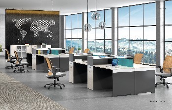 办公桌工位-办公卡位厂家-智贤达办公家具